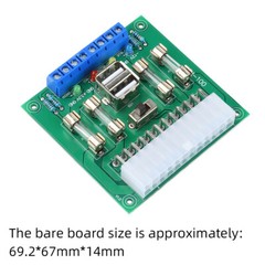 20Pin 24Pin ATX Benchtop Board Computer PC Power Supply Breakout Adapter Module
