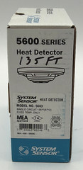 SYSTEM SENSOR 5603 HEAT DETECTOR Single Circuit Fixed Temp Only