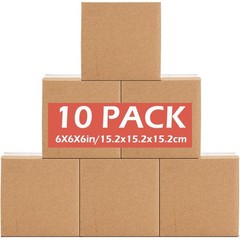 10/20 pcs small shipping box 6x6x6, cardboard box for small business packaging