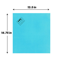 PVA Microfiber Cleaning Towels, Streak Free Shine,Ultra Absorbent, 5 Pack (blue)