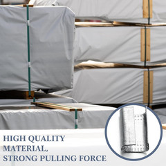 2000 Pcs Packaging Strapping Open Serrated Seals for 1/2″ Strap Width Polyester