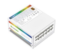 GAMEMAX 1050W ATX 3.0 PCIE 5.0 ARGB Smart 80+ Gold Power Supply UNIT (PSU) WHITE