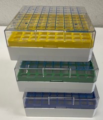 Nalgene cryostorage boxes 81-place for 1.2 to 2ml tubes (case of 16 boxes)