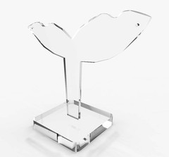 Clear Acrylic Plexiglass Earring Jewelry Stand Countertop Display 11620-11