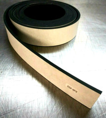 Neoprene Sheet Rubber SOLID 1/4″ Thick Strip 2″ W x 10-Ft L w/ PS Adhesive Back
