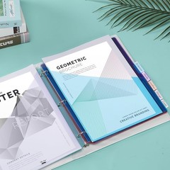 8 Colorful Pocket Dividers for Binders – Durable, Tear-Resistant & Customizable