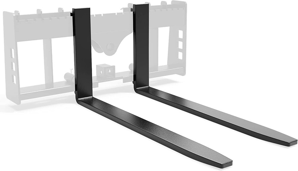 2 Packs 48″ Pallet Fork Blades Forklift Blades for Skid Tractors Loaders 4000lbs