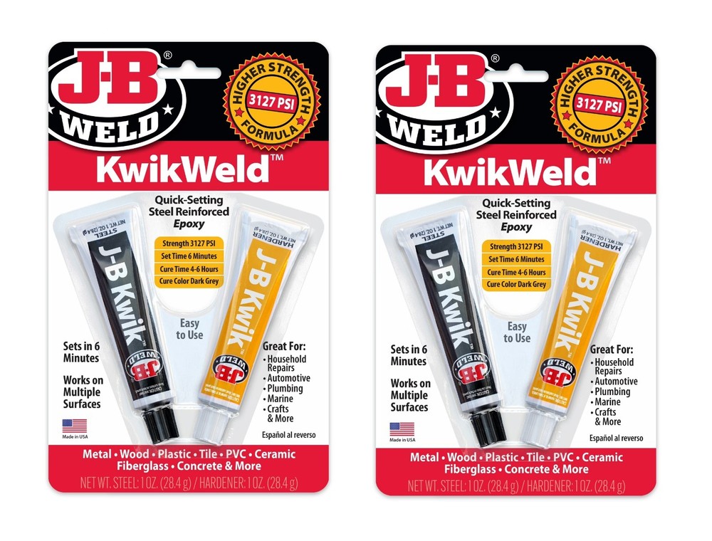 J-B Weld 8265S Original Cold-Weld Steel Reinforced Epoxy – 2 oz
