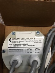 CECOMP Electronics Model F16DA400INH2OVAC 0-400.0 INH2OVAC Digital Pressure Gaug