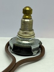 NOS Leviton On/Off Lamp Switch Twist Rotary for Lamp Repair Vintage