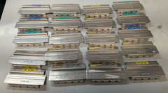 Lot of 25 Lista Aluminum Cabinet Drawer Dividers 2″ x 3-7/8″ D75-06 Stanley