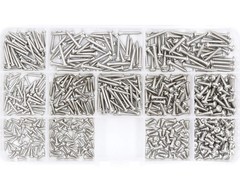 600pcs M2, M2.2, M2.6, M3 Pan Head Self-Tapping Sheet Metal Screw Assortment …