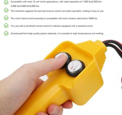 Winch Controller, Winch Hand-Held Remote Replacement with Forward & Reverse B…