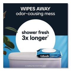 Cottonelle Fresh Care Flushable Cleansing Cloths 1 Ply 504 Wipes 12 Packs Case