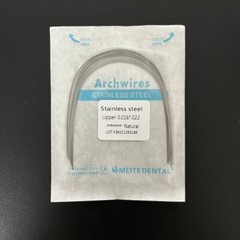 10 Packs Dental Orthodontic Stainless Steel Arch Wires Rectangular Ovoid/Natural