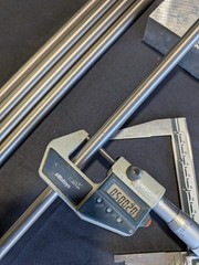 Titanium 6AL4V Round Bar .500″ x 12″ 5 Bars Included!, Ti6AL4V ELI Grade 23