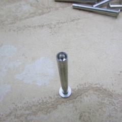 Qty (50) Aluminum Truss Head Round Flat Rivets 3/16″ x 2″ Semi Hollow