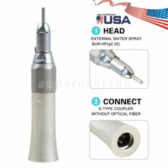 Dental Slow Low Speed Handpiece Contra Angle Straight Air Motor 2/4 HOLES E-TYPE