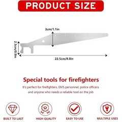 Multi-Purpose Lever Tool Stainless Steel Locksmith Tool Mini PryBar Tool