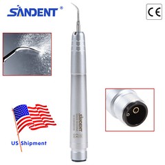 Dental Ultrasonic Air Perio Scaler Handpiece Hygienist 2-HOLES With 3 Tips st