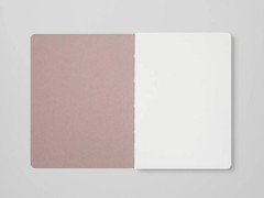 Fa Vo DOTTED Pink 100% Recycled Paper Notebook 140 pages 90 gsm paper