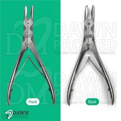 Beyer Bone Rongeur Curved 3.5mm Bite 7″ Double Action Orthopedic Instruments