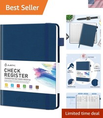 A5 Check Registers for Personal Checkbook, Ledger Transaction Registers Log B…