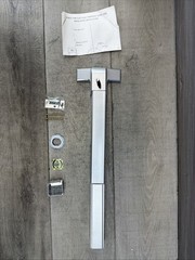 Dynasty Hardware Push Bar Panic Exit Device Emergency SMALL Doors 14.5 ”-25.5”