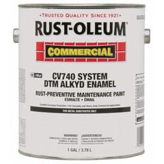 Rust-Oleum 255615 Interior/Exterior Paint, Glossy, Oil Base, Safety Red, 1 Gal