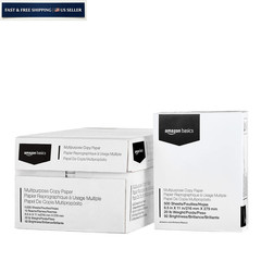Amazon Basics Multipurpose Copy Printer Paper, 10 Reams | 5000 Sheets, White