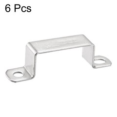 6PCS 23 x 51.5mm U Shaped Connector Bracket 304 Stainless Steel