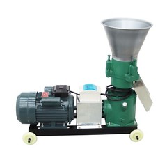 5MM Farm Animal Feed Pellet Mill Machine Press Pelletizer 3 Rollers 200kg/h 220V