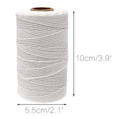 jijAcraft Butchers Twine – 328 Feet, 2mm Cotton for x 328 ft, White