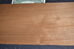 Teak Raw Wood Veneer Sheet 7 x 25 inches 1/42nd 42082-61