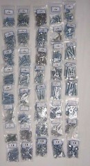 Metric Bolt, Nut & Washer Assortment 2992 Pieces Class 10.9 Zinc Plated