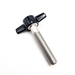 3/8″-24 Thumb Screw Bolts Fine Thread Black Butterfly Tee Wing Clamping Knob