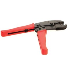 Ratchet Action Coax Cable Connector F Type BNC RG59 RG6 RG62 Crimper Crimp Tool