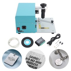 Electric Marking Machine Desktop Dot Peen Nameplate Tags Label Marking Engraver