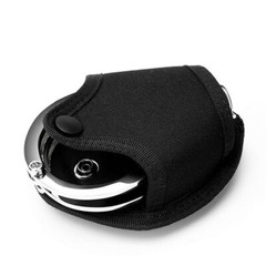 Molle Handcuff Case Holder Pouch Nylon Open Top Fits Chain/Hinged Police Cuff US