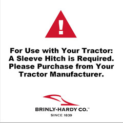 BS-381-A Sleeve Hitch Tow behind Box Scraper, 38″
