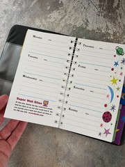 AMERICAN GIRL TODAY Vintage Blue School Planner Notebook (see description)