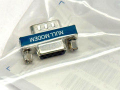 L-Com DMA060MF Slimline Null Modem Adapter DB9 M/F