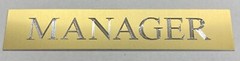 Engraved 10×2 8×2 Custom Name Plate Office Wall Door Desk Metal Sign Plaque