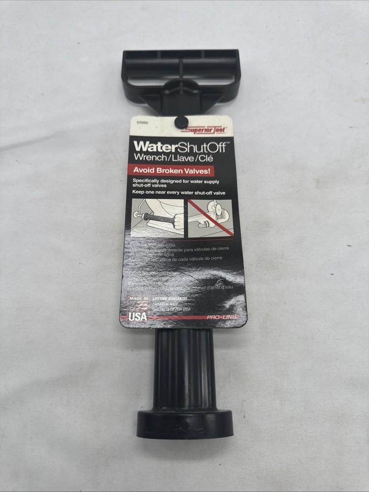 Superior Tool 3990 Water Shut Off Wrench