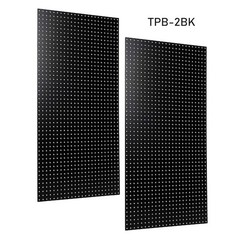 Triton Products Tpb-2Bk (2) 24 In. W X 48 In. H X 1/4 In. D Black Heavy-Duty