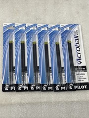 Pilot Acroball 77347 Fine Tip Refills Ink, 0.7mm Fine Point – Black, Lot Of 12