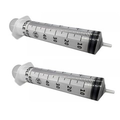 5x 60ml/2oz Plastic Syringe Sterile Plant Water Animal Feeder 60cc Slip Tip