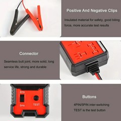 12V Automotive Relay Tester 4/5 Pin Car Relay Diagnostic Tool LED Indicator