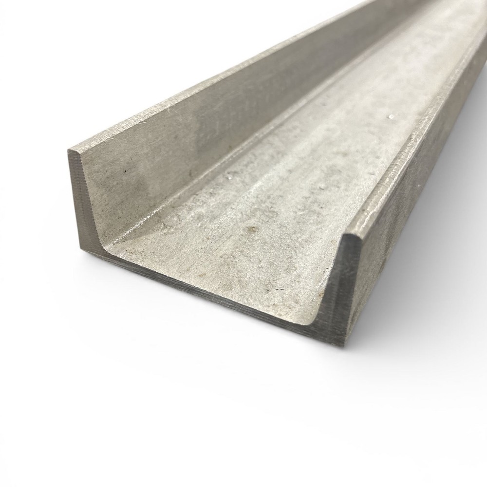 6″ x 1.92″ x 24″, 304 Stainless Steel Channel, Tapered Leg (6 x 8.2)