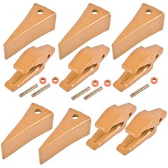 Brand New 1193204 Backhoe Bucket Shanks & 1U3202 Bucket Teeth with Pins Retainer